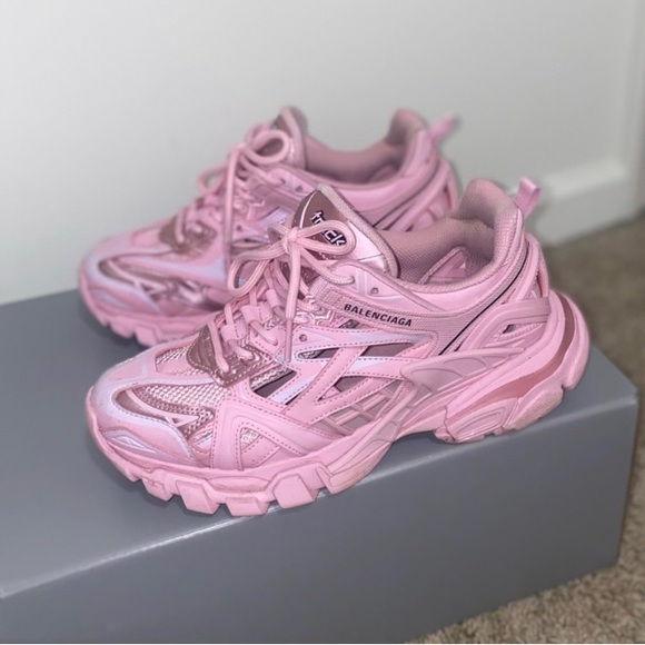 Authentic Bubblegum Pink Balenciaga Sneakers - Picture 2 of 3